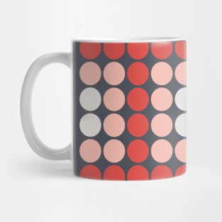 Colorful Dots pattern on Dark Background Mug